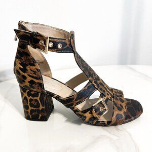 Leopard Print Gladiator Sandals